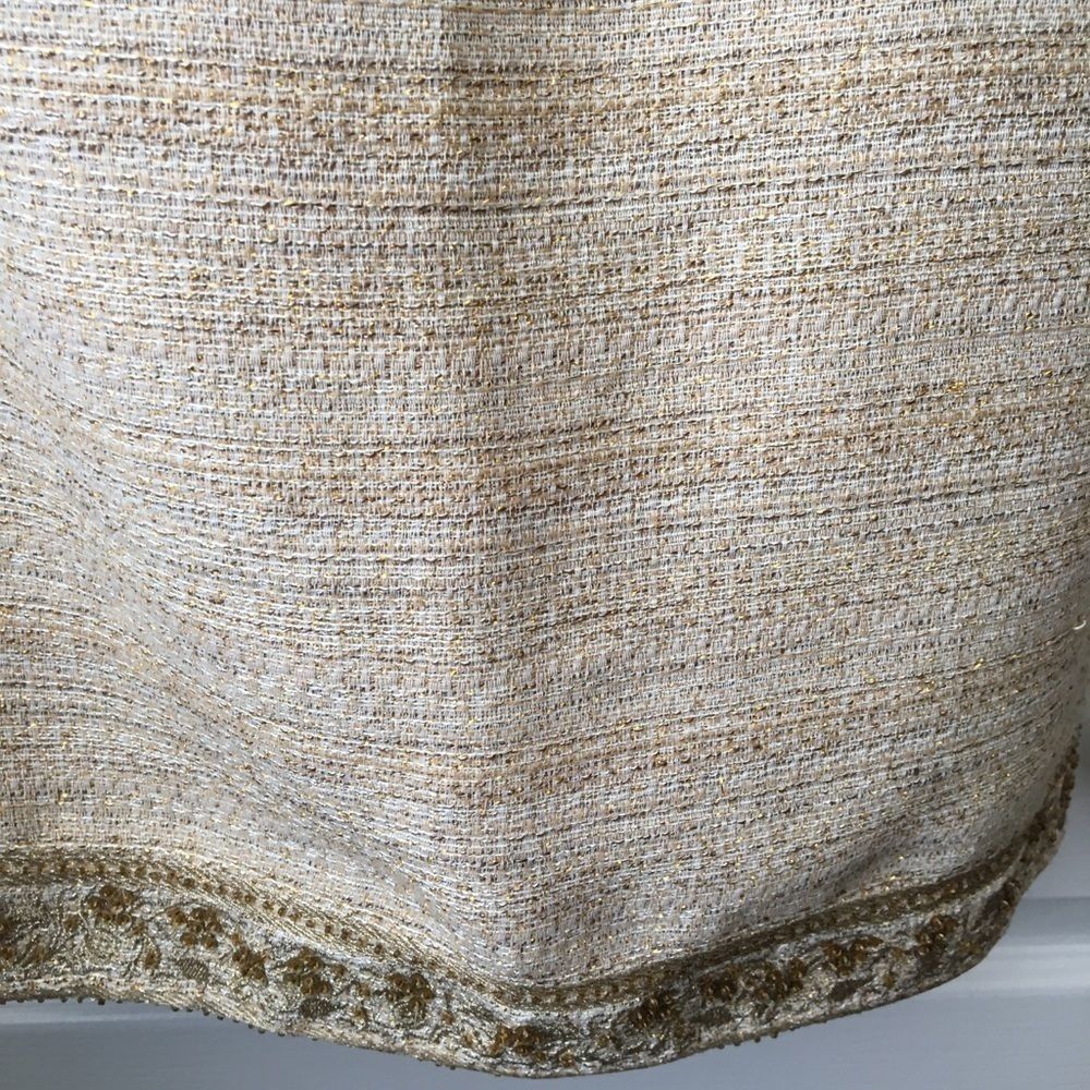 Vintage Miller Shor Skirt Suit | Beige Bouclé Tweed Set | St. John Style - Picture 5 of 6